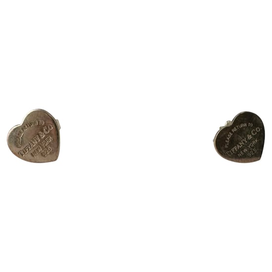 Tiffany & Co. Return to Tiffany Heart Tag Stud Earrings in Silver - Image 6