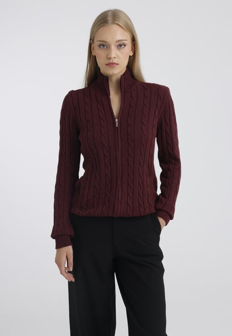 Cardigan Cable Knit Cardigan - Image 1