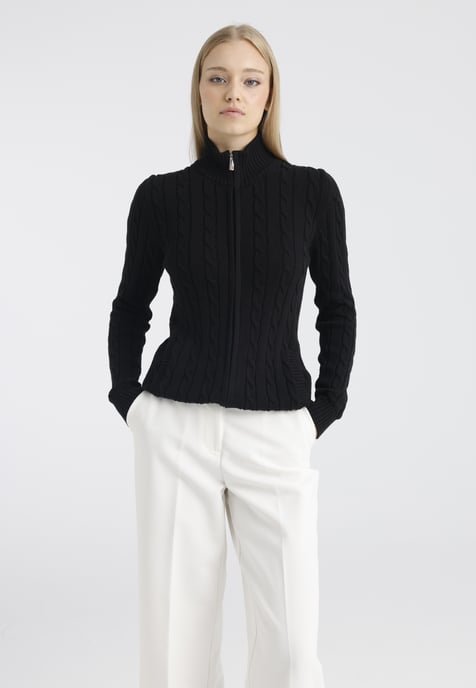 Cardigan Cable Knit Cardigan - Image 1