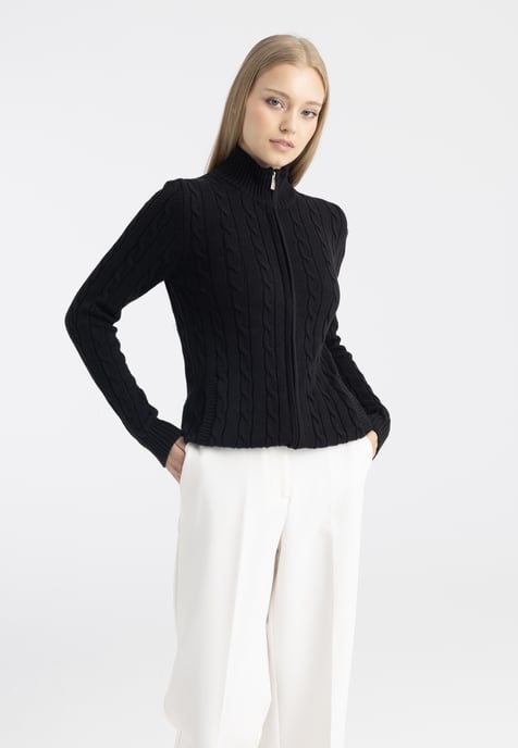 Cardigan Cable Knit Cardigan - Image 2