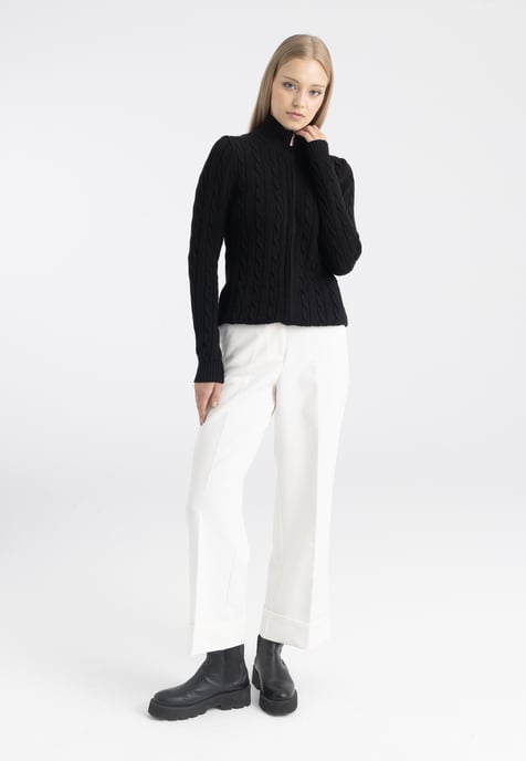 Cardigan Cable Knit Cardigan - Image 3