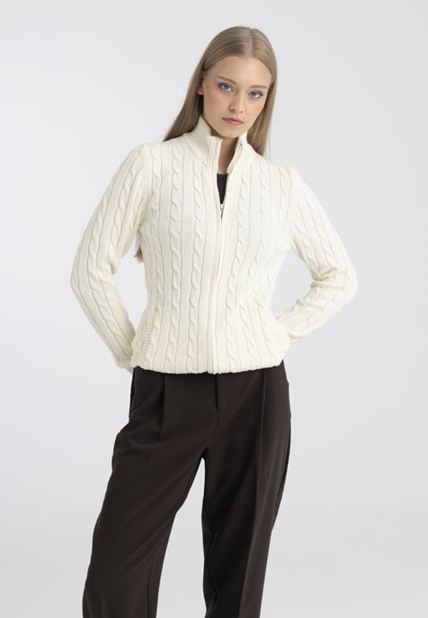 Cardigan Cable Knit Cardigan - Image 1