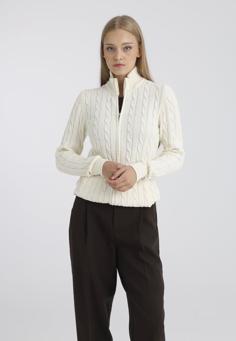 Cardigan Cable Knit Cardigan - Image 2