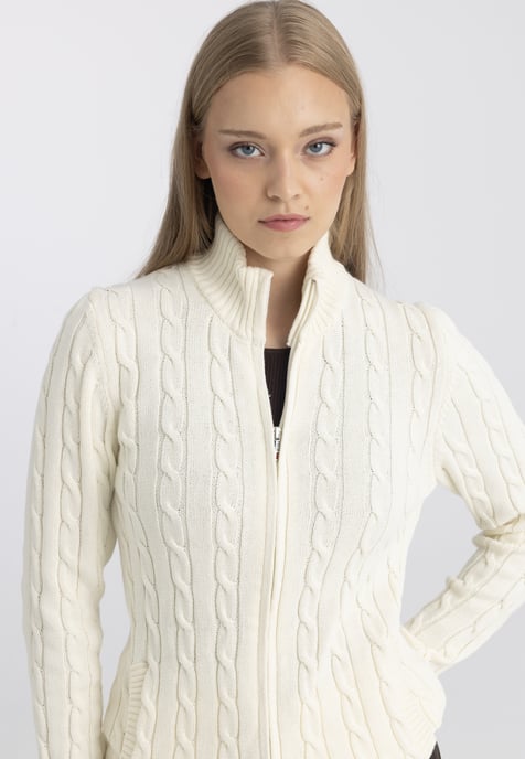 Cardigan Cable Knit Cardigan - Image 4