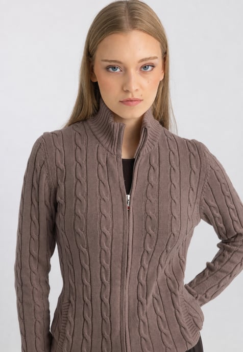 Cardigan Cable Knit Cardigan - Image 3