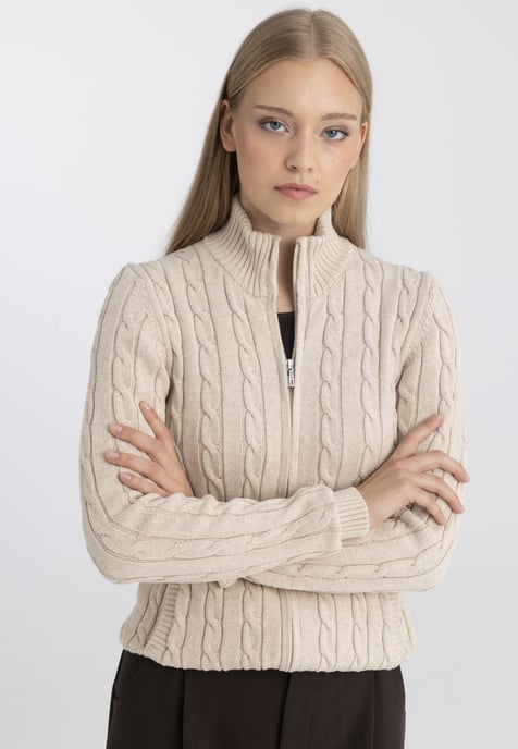 Cardigan Cable Knit Cardigan - Image 3