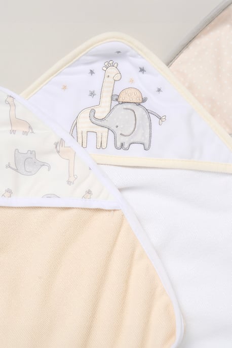 3 Pack Animal Hooded Towels - Image 2