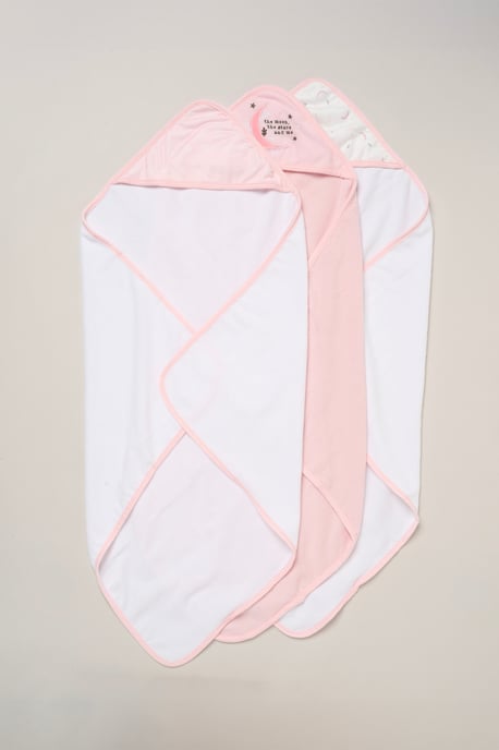 3 Pack Moon Hooded Towels - Image 1