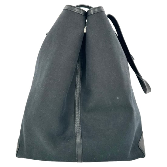 The Row Park Tote Three Canvas Tote Bag in Black Nylon Canvas - Image 2