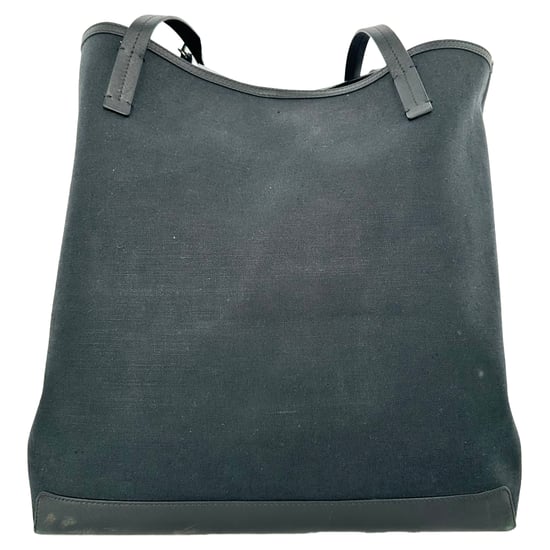 The Row Park Tote Three Canvas Tote Bag in Black Nylon Canvas - Image 3