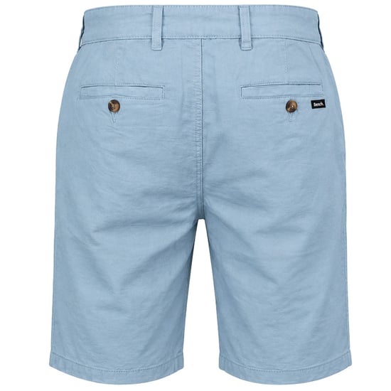 Bench Obmar Mens Light Blue Chino Shorts - Image 2