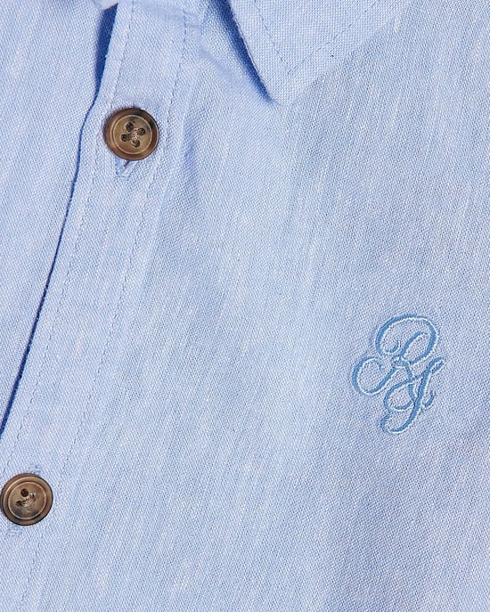River Island Boys Shirt & Chino Trousers Set Blue 2 Piece - Image 3