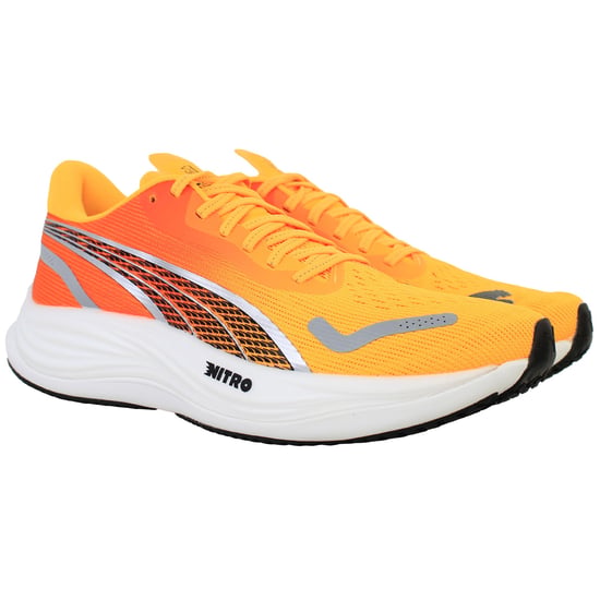 Puma Velocity Nitro 3 Womens Orange Running Shoes - Image 2