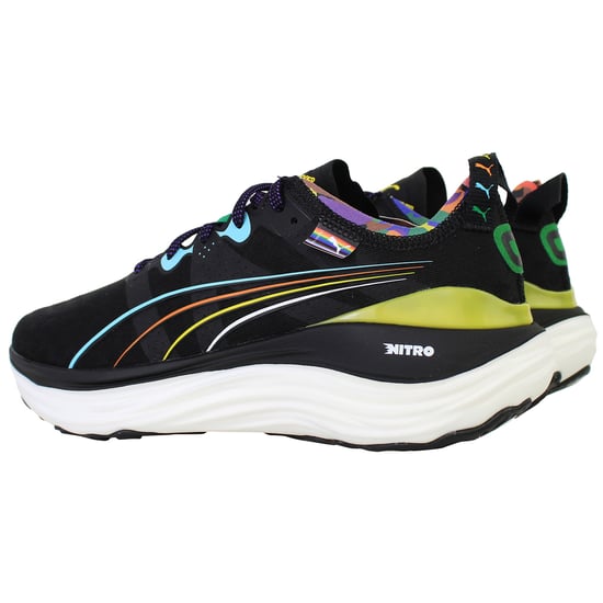 Puma ForeverRun Nitro LM Womens Black Running Shoes - Image 3