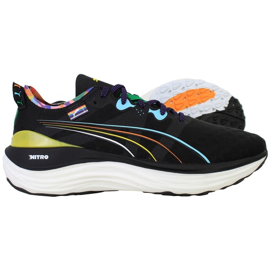 Puma ForeverRun Nitro LM Womens Black Running Shoes - Image 4