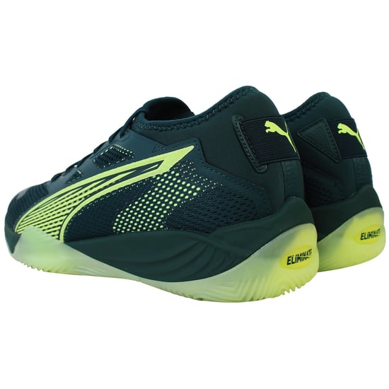 Puma Eliminate Nitro SQD 4 Mens Dark Green Handball Shoes - Image 3