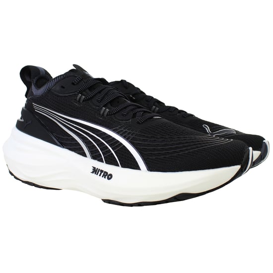 Puma ForeverRun Nitro 2 Womens Black Running Shoes - Image 2