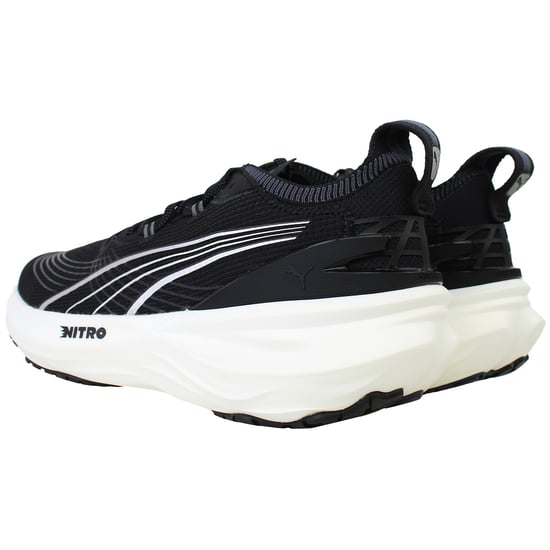 Puma ForeverRun Nitro 2 Womens Black Running Shoes - Image 3