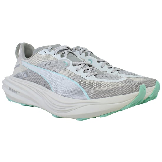 Puma Deviate Nitro Elite Trail Womens Grey Running Shoes - Image 2