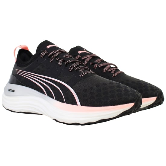 Puma ForeverRun Nitro Womens Black Running Shoes - Image 2