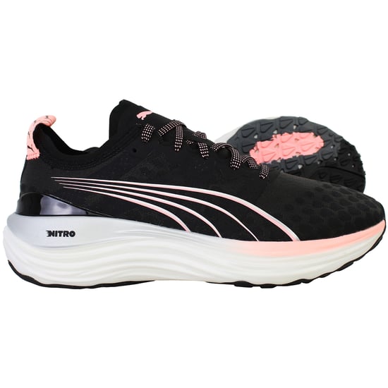 Puma ForeverRun Nitro Womens Black Running Shoes - Image 4