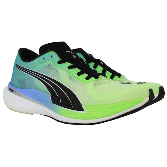 Puma Deviate Nitro Elite 2 Womens Green Running Shoes - Image 2