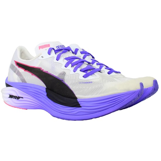 Puma Deviate Nitro Elite 3 Digi-Tokyo Womens White Running Shoes - Image 2