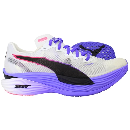 Puma Deviate Nitro Elite 3 Digi-Tokyo Womens White Running Shoes - Image 4
