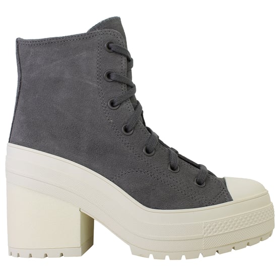 Converse Chuck 70 De Luxe Heel Hi Unisex Grey Shoes - Image 1