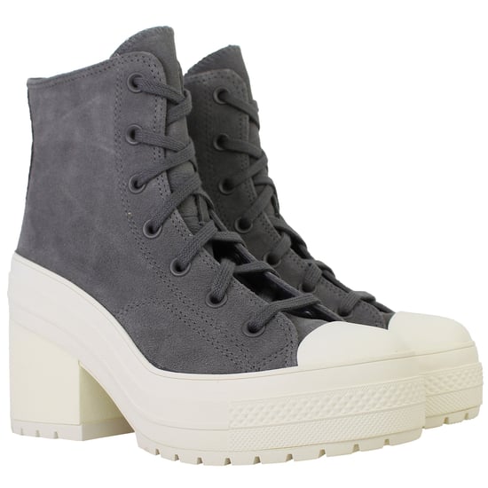 Converse Chuck 70 De Luxe Heel Hi Unisex Grey Shoes - Image 2