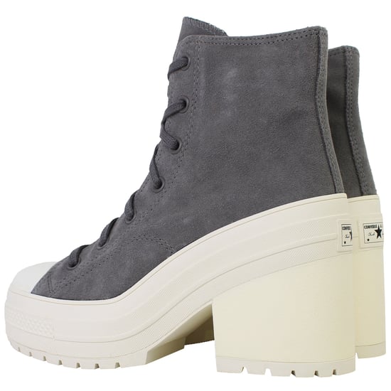 Converse Chuck 70 De Luxe Heel Hi Unisex Grey Shoes - Image 3