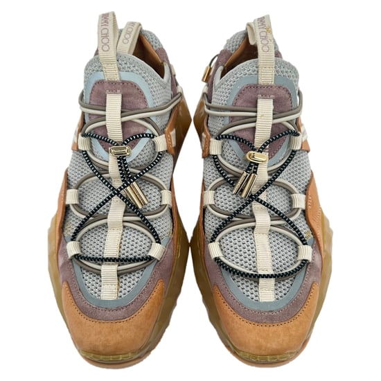 Jimmy Choo Diamond Trail låga sneakers i flerfärgad polyester - Image 4