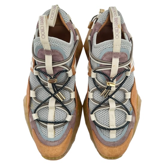 Jimmy Choo Diamond Trail låga sneakers i flerfärgad polyester - Image 5
