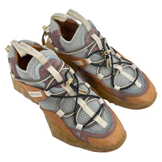 Jimmy Choo Diamond Trail låga sneakers i flerfärgad polyester - Image 6