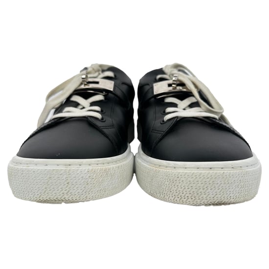 Hermès Day Low-Top Sneakers in Black Calf Leather - Image 3