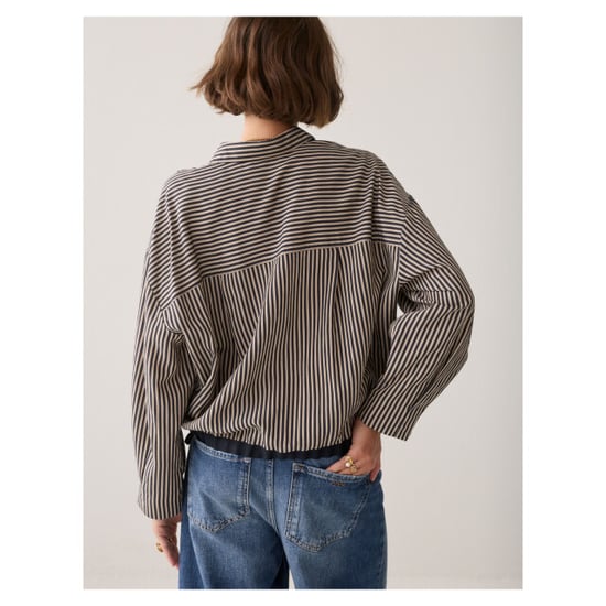 Summum Blouse boxy two tone stripe small blouses 2s3548-12491 - Image 3