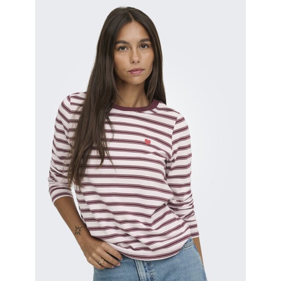 Jacqueline de Yong Jdy pisa gestreepte longsleeve top - Image 1