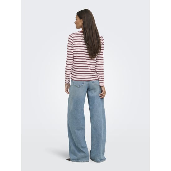 Jacqueline de Yong Jdy pisa gestreepte longsleeve top - Image 3