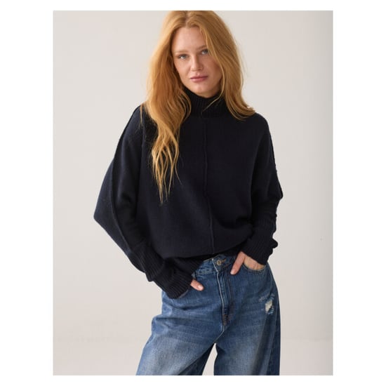 Summum Batwing sweater soft melange knit sweaters 7s8043-70088 - Image 2