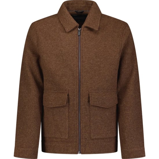 No Excess Jacket wool zipper light brown - Image 2