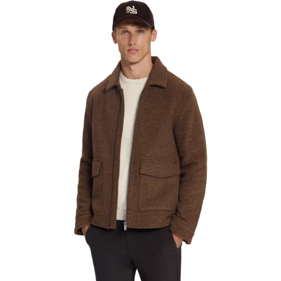 No Excess Jacket wool zipper light brown - Image 3