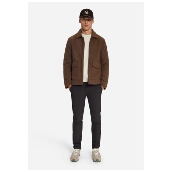 No Excess Jacket wool zipper light brown - Image 5