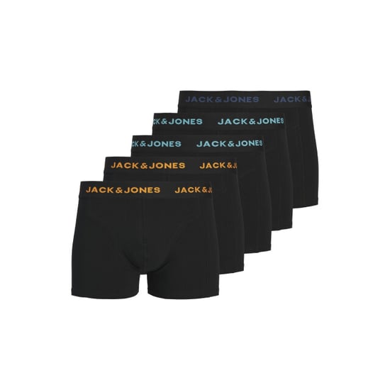 Jack & Jones Heren boxershorts trunks jaclad 5-pack effen - Image 1