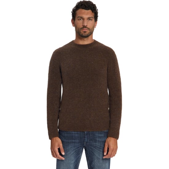 No Excess Pullover crewneck boucle melange wi dark brown - Image 1