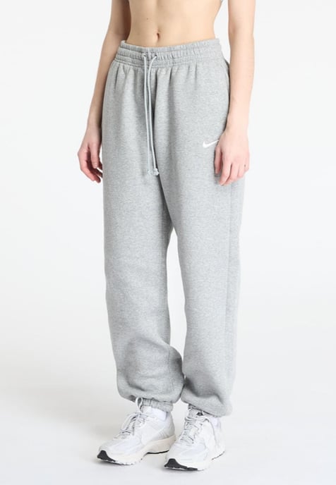 Nike Womens Oversized Phoenix Crewneck Pullover Tracksuit in Grey - Image 4