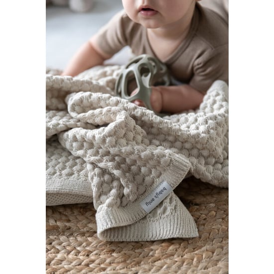 Baby's Only Gebreide ledikantdeken baby deken sky-chunky warm - Image 5