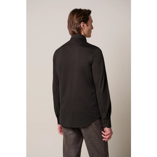 Profuomo Ppxh30021f shirt x-cutaway sf dark brown - Image 3