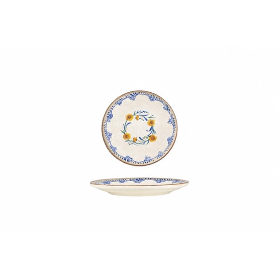 Bonna Dessertbord retro floral porselein 17 cm set van 6 - Image 1