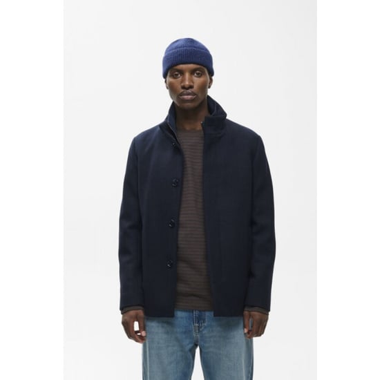 Matinique Harvey short jack 194011 dark navy heren wollen jack - - Image 1