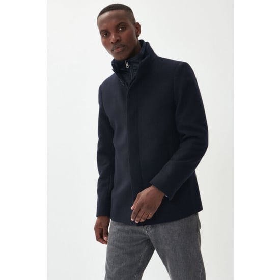 Matinique Harvey short jack 194011 dark navy heren wollen jack - - Image 3